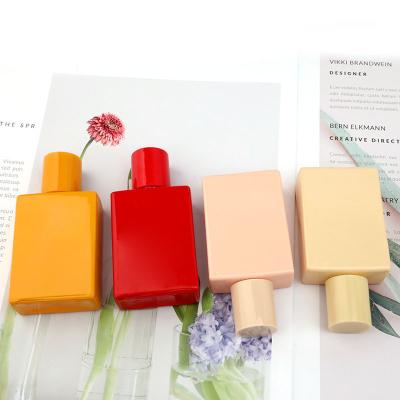 China Square 30ml Fragrance Glass Perfume Bottle Wholesale Cuboids Essential Oil Cosmetics Skin Care for sale