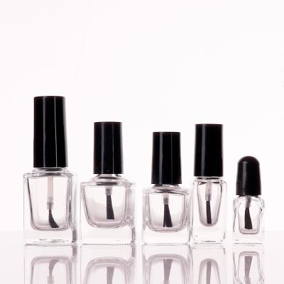 China High Quality 4ml 5ml 10ml Cosmetic Glass Nail Polish Empty Bottle For Cosmetic With Private Label for sale