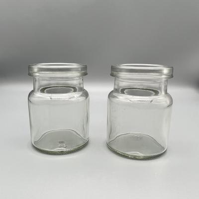 China High Quality 70ml Empty Bird's Nest Glass Food Bottle Clear Packaging for sale