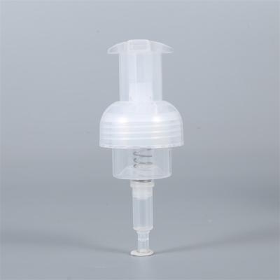 China Wholesale 40/410 PP Plastic Foaming Non Refillable Soap Transparent Foam Pump For Cosmetic Hand Wash for sale