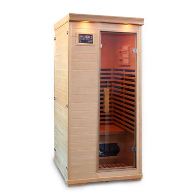 China With Transom Windows 1 Far Infrared Indoor Sauna Room Sauna Room Hot Selling Person Good Quality Sauna Room for sale