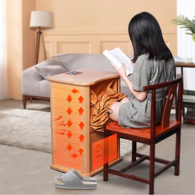 China With Transom Windows Hot Sales Canadian Wooden Foot Sauna Barrel For Home Use Graphene Heater Portable Foot Sauna Barrel for sale