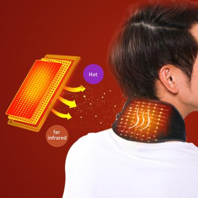 China Infrared Thermal Smart Neck Massagers Neck Therapy Neck Support Wrap Belt Warmer for sale