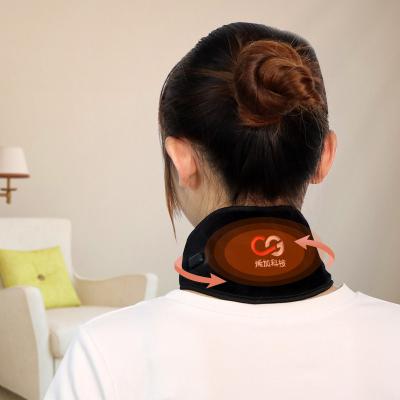 China XIJIA NECK Pure Graphene Massage Neck Protector Neck Pain Relief Belt Far Infrared Soft Neck Brace for sale