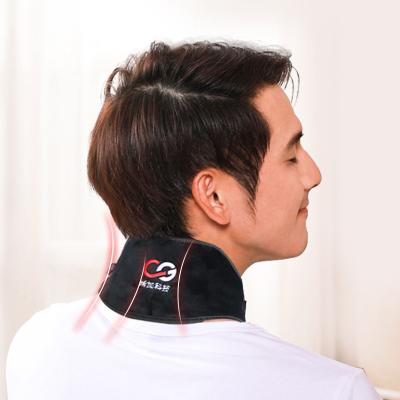 China A Slimmer Far Infrared Heating Portable Neck Belt Neck Lower EMF Neck Blood Circulation Neck Massager With Heat for sale