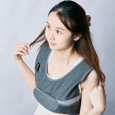 China Portable Shoulder Shoulder Neck And Back Massager With Infrared Heat Graphene Shoulder Wrap Vest for sale