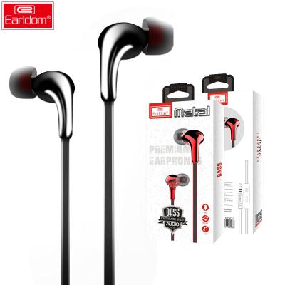 China COUNT TITLE Bass Cheap Earphone Metal Shell Perfect Sound In-ear Earphone Wired Headset Handsfree Play Earbuds With Microphone For Mobile Phone for sale