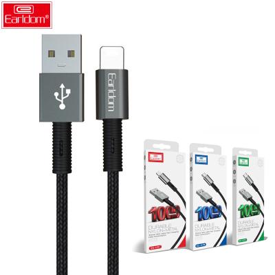 China Multi Function Data Transfer Cable Count Title Data Cable Mobile Phone Charger Fast Charging Cable 8 Pin Nylon Braided for sale