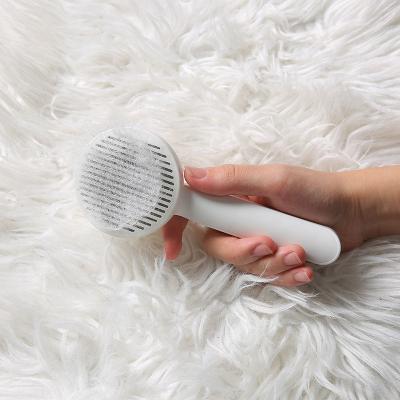 China Stocked Hot Sale Dog Hair Remover Brush Cat Comb Care Baytion Pet Grooming Sweep Remover Brush Pet Grooming for sale