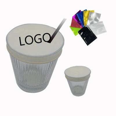 China Free Sample Kid Safe Wholesale Custom Logo Cup Condom Drink Cover Nailing Latex Cup Cover With Straw for sale