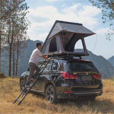 China Large Diagonal Bracing Type Aluminum Rainfly Automatic - 2/3person Automatic Roof Top Tent for sale