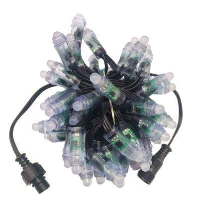 China Decorative Lights For Holiday WS2811 12V 12MM RGB Bullet Module Knot String Led Pixel Light for sale