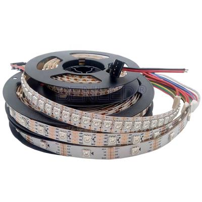 China LANDSCAPE SMD 5050 Pixel WS2812 IP20 IP65 IP67 IP68 Addressable DC 5V RGB 30 WS 2813 60 144 LED/M Flexible LED Strip WS2813 IC for sale