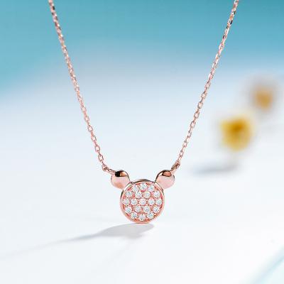 China Genuine CLASSIC kuololit 585 14K 10K 585 Rose Gold Gemstone Pendants For Women Luxury Engagement Natural Diamond Neckalce Heart Dress for sale