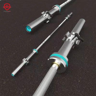 China Commercial use 2.2m weightlifting training OB barbell bar is used for cross training weightlifting for sale