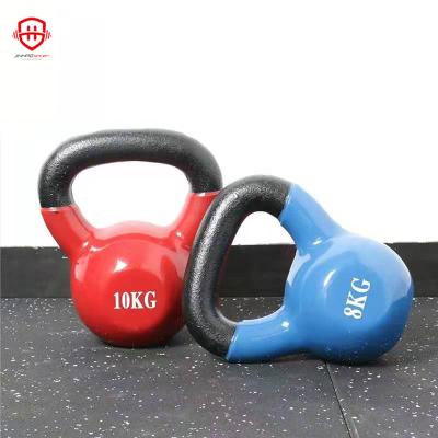 China Universal Vinyl Coated Kettlebells Gym Fitness Color Vinyl Kettlebell Wholesale China for sale