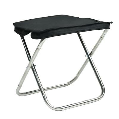 China Modern Outdoor Lightweight Folding Fishing Camping Chair Portable Stainless Aluminum Stool for sale