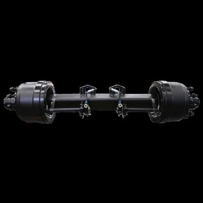 China Used heavy duty trailer truck 13T 16T fuwa type rear semi trailer parts china manufacturer american axle for sale