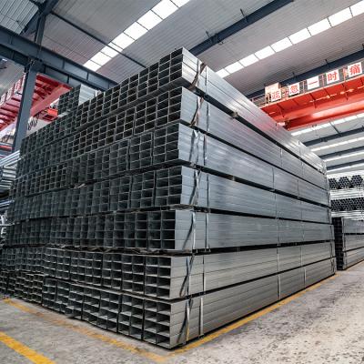 China Structure pipe square tube steel price steel rectangular pipe galvanized steel pipe hollow section square pipe for sale