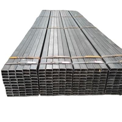 China Gas Pipe Welded Square Seamless Mild Steel Pipe ERW Carbon Steel Rectangular Steel Tube for sale