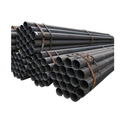 China Barrier Post/Water Price ERW Construction/Iron Pipe Good 6 Meters Welded Steel Pipe Round Erw Black Carbon Steel Tube for sale