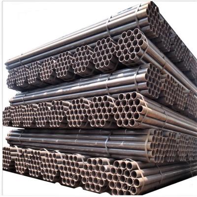 China Barrier Post / Water Q235 Material Carbon Steel Pipe Price Black Construction / Round Welded Carbon Iron Steel Pipe ERW for sale