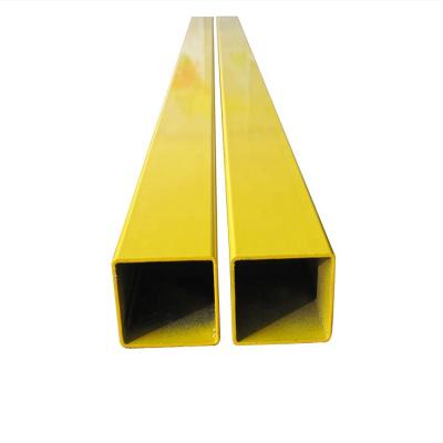 China Structure Pipe Powder Coated Square Hollow Section SHS RHS Steel Tube / Rectangular Steel Tube for sale