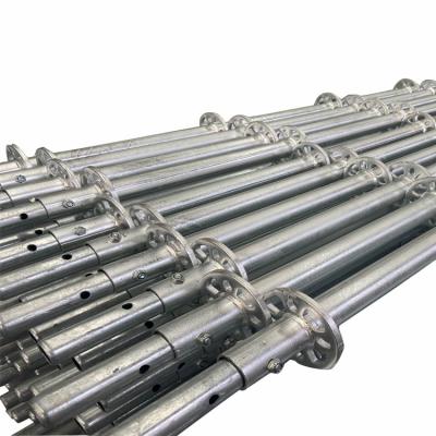 China Contemporary gi heavy duty adjustable telescopic steel prop for scaffolding galvanized acrow jack prop for sale