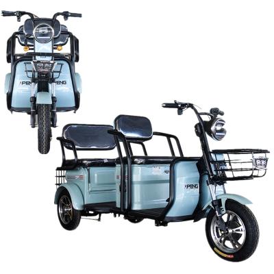 China 2021 Cheaper Adults Unisex Scooter 3 Wheels Electric Tricycle With Rear Seat for sale