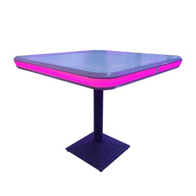 China Cool Mobile Game Table Game Table For Game Four Players RGB Light Color Changing Table for sale