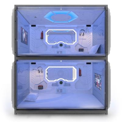 China Contemporary Space Capsule Sleep Box Bed Capsule Hotel Bunk Beds for sale