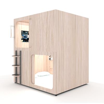 China Modern Capsule Hotel Double Bed For Capsule In Japanese Sleeping Capsule for sale