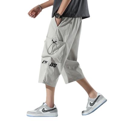 China Anti-wrinkle Hong Kong Wind Men's shorts in the summer of 2021, the new trend brand loose casual Five-hundred Five-hundred pants for sale