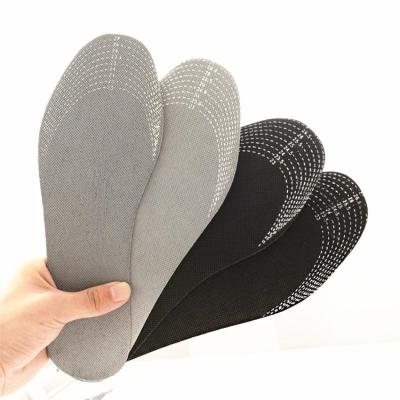 China Factory Price High Quality Eco-friendly Bamboo Charcoal Air Freshener Cushion Foot Inserts Shoe Pads Insole Unisex for sale