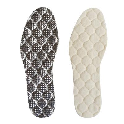 China Comfortable and warm full protection cashmere insoles thickened woolen insoles for men and women in winter, plush warm ins for sale