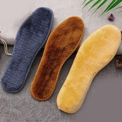 China Unisex/Both Men and Women 2021 Winter Cotton Warm Soft Insoles Sweat-absorbent Breathable Thick Plush Unisex for sale