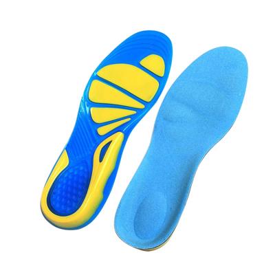 China Eco-Friendly Sports Massage Silicone Gel Insoles Arch Support Orthopedic Plantar Fasciitis Running Insole For Shoes for sale