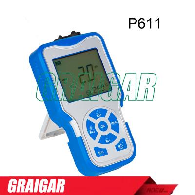 China Urine pH Meter P611 Calibration pH ORP Portable Handheld pH Meter Automatically Waterproof 46cm x 37cm x 9cm for sale