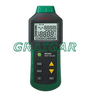 China MS5908 TRMS MS5908 Voltage GFCI RCD Tester Circuit Analyzer for sale