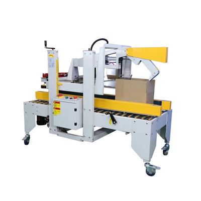 China CLOTHING Automatic Durable Flaps Fold Carton Sealing Machine Case Closing Machine Case Sealer for sale