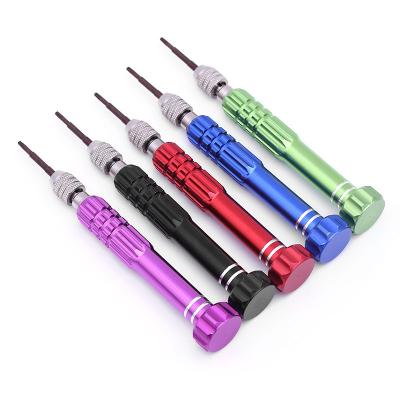 China Multifuctional 5-in-1 Aluminum Alloy Screwdriver Set Multifunctional Repair and Disassembly Tool for sale