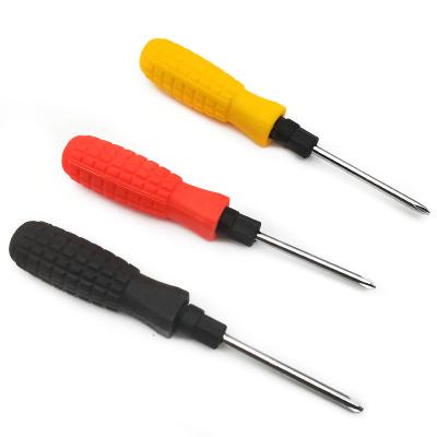 China Multifuctional Corn Handle Household Magnetic Screwdriver Phillips Slotted Head Screwdriver With Magnetic Tips for sale