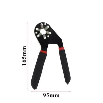 China Repair Tool Multi-Function Adjustable Torque Hexagon Removal Wrench Tool Adjustable Movable Hex Wrench for sale