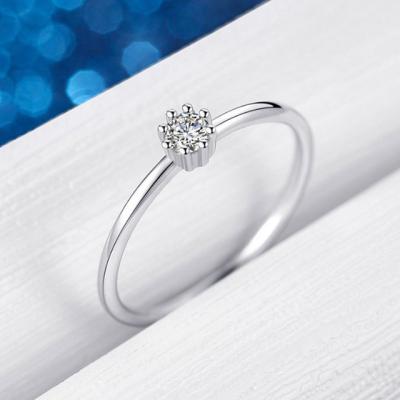 China Fashion CLASSIC female net red personality diamond designer diamond ring lightweight luxury CVD high sense for sale