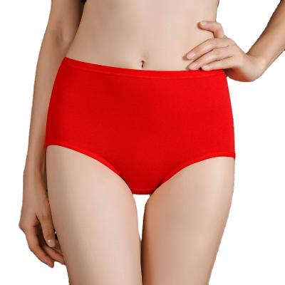 China Antibacterial Leakproof Physiological Briefs High Waist Plus Size Ladies Briefs Two Layer Woman Underwear for sale