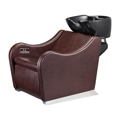 China Professional Salon Adjustable Footrest Shampoo Bowl And Chair For Sale Shampoo Unit TS-8078 for sale