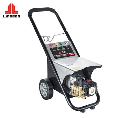 China LB-S2.2-2CR 100Bar 1450PSI Electric High Pressure Car Wash Machine 70*41*47 for sale