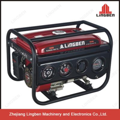 China Zhejiang Lingben Swiss Gasoline Generator Manual Start 15Hp Spare Parts LB6500DX-C 25L Sets for sale