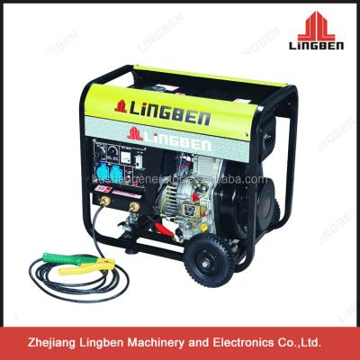 China Lingben 5kw diesel welding generator for sale LB4000LNW/LB6000LNW for sale