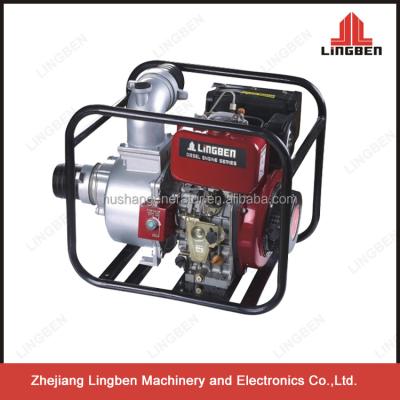 China Agricultural irrigation price 4inch diesel water pump set china made water gasoline 9.0hp LBD100 price for sale